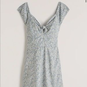 Abercrombie knot front mini dress